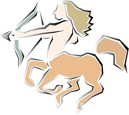 EPS 클립아트 동물 일러스트 화살 한명 별자리 운세 궁수자리 활 궁수 반인반수 가상인물 국내일러스트 1 상상 사람 파일형식 벡터