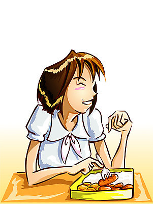 EPS 학생 라이프스타일 여학생 여자 교육 교복 일러스트 청소년 한명 사람 앉기 상반신 10대 스쿨라이프 도시락 점심 여자만 여자한명만 십대만 십대여자만 십대여자한명만 국내일러스트 1 옷 음식 학교 모션 생활 파일형식 벡터