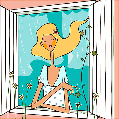 EPS 라이프스타일 여자 꽃 여유 생각 일러스트 창문 휴식 한명 사람 상반신 20대 성인 취미 라이프 눈감음 봄 여자만 여자한명만 성인여자만 청년만 청년여자만 성인한명만 청년여자한명만 성인여자한명만 성인만 국내일러스트 식물 1 계절 감정 컨셉 모션 청년 생활 파일형식 벡터