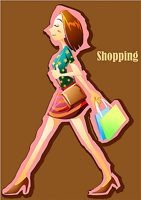 EPS 전신 모델 여자 포즈 일러스트 한명 서기 사람 20대 성인 쇼핑 종이봉투 쇼핑백 외출 여자만 여자한명만 성인여자만 청년만 청년여자만 성인한명만 청년여자한명만 성인여자한명만 성인만 국내일러스트 1 가방 모션 봉투 청년 파일형식 벡터