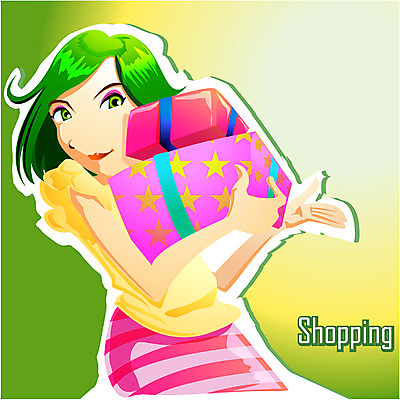 EPS 모델 여자 포즈 일러스트 선물 한명 사람 상반신 20대 성인 선물상자 쇼핑 외출 여자만 여자한명만 성인여자만 청년만 청년여자만 성인한명만 청년여자한명만 성인여자한명만 성인만 국내일러스트 1 청년 상자 파일형식 벡터