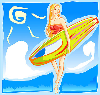 EPS 주간 전신 구름 모델 여자 수영복 바다 여행 포즈 일러스트 하늘 휴가 한명 서기 사람 20대 성인 해변 야외 여름 레포츠 여름휴가 바캉스 태양 서핑보드 서핑 여자만 여자한명만 성인여자만 청년만 청년여자만 성인한명만 청년여자한명만 성인여자한명만 성인만 국내일러스트 자연요소 1 옷 계절 모션 레저 청년 수상스포츠 보드_스포츠 파일형식 벡터 여름_계절