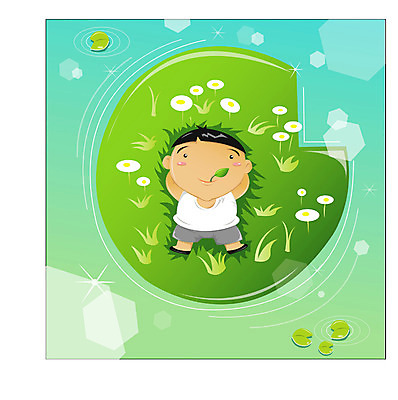 EPS 전신 사계절 계절 남자 어린이라이프 어린이 일러스트 한명 사람 소년 야외 여름 하이앵글 눕기 연못 연잎 남자만 남자한명만 어린이만 소년만 소년한명만 국내일러스트 1 라이프스타일 뷰포인트 잎 모션 파일형식 벡터