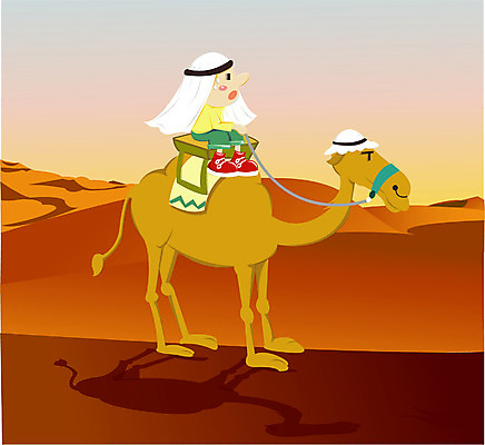 EPS 전신 동물 척추동물 해외 육지동물 남자 해외여행 여행 일러스트 포유류 휴가 사람 앉기 소년 야외 사막 세계여행 낙타 남자만 국내일러스트 어린이 모션 세계 파일형식 벡터