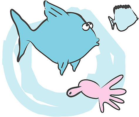 EPS 클립아트 동물 척추동물 일러스트 연체동물 세마리 어류 사람없음 바다동물 문어 국내일러스트 바다 무척추동물 3 수중동물 파일형식 벡터