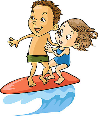 EPS 전신 커플 여자 남자 어린이 파도 여행 일러스트 휴가 서기 사람 소녀 소년 성인 두명 여름 레포츠 서핑보드 서핑 급류 대서 국내일러스트 계절 바다 관계 모션 레저 수상스포츠 보드_스포츠 절기 파일형식 벡터