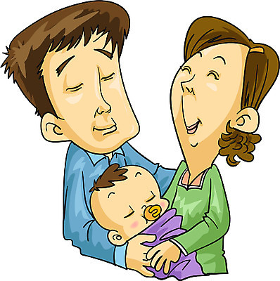 EPS 여자 남자 일러스트 가족 포옹 엄마 사람 상반신 세명 부모 화목 자녀 아기 아빠 국내일러스트 컨셉 관계 안기 파일형식 벡터