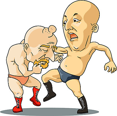 EPS 전신 직업 남자 일러스트 운동선수 서기 사람 성인 두명 격투기 레슬링 레슬링선수 남자만 성인남자만 성인만 국내일러스트 스포츠 모션 파일형식 벡터