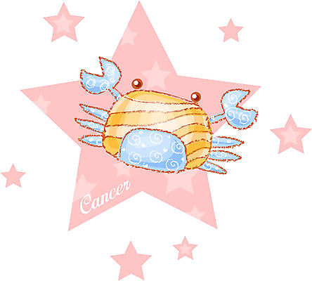 EPS 클립아트 절지류 일러스트 갑각류 사람없음 별자리 게 운세 바닷가재 게자리 국내일러스트 동물 가재 파일형식 벡터