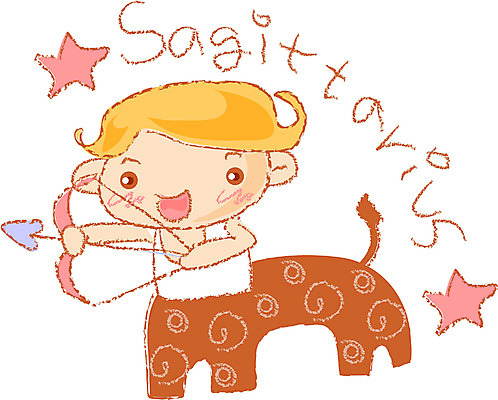 EPS 클립아트 캐릭터 일러스트 화살 사람없음 별자리 운세 궁수자리 활 별자리캐릭터 반인반수 가상인물 일러캐릭터 상상 파일형식 벡터