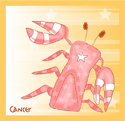 EPS 클립아트 별 절지류 일러스트 갑각류 사람없음 별자리 게 운세 게자리 국내일러스트 자연요소 동물 파일형식 벡터