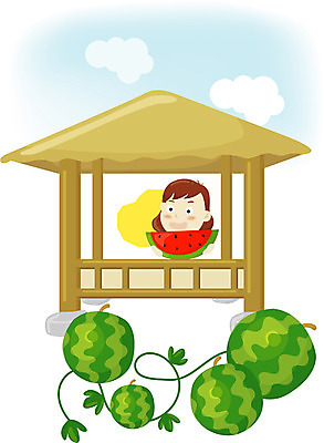 EPS 주간 클립아트 구름 건축물 계절 여자 교육 건축 과일 일러스트 하늘 여름음식 수박 한명 사람 상반신 20대 성인 야외 여름 과수원 원두막 여자만 여자한명만 성인여자만 청년만 청년여자만 성인한명만 청년여자한명만 성인여자한명만 성인만 제철음식 제철과일 국내일러스트 자연요소 1 음식 농업 청년 제철 파일형식 벡터 여름_계절