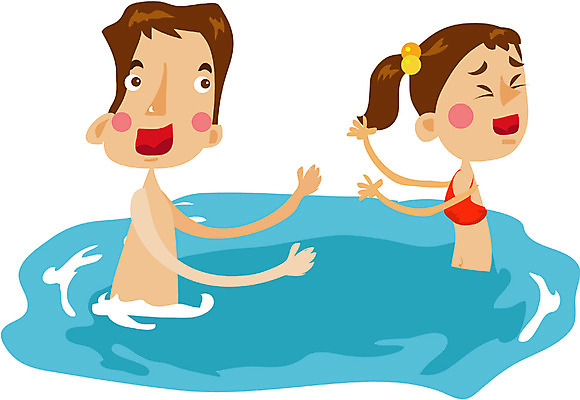 EPS 클립아트 커플 여자 남자 수영복 바다 여행 일러스트 물놀이 휴가 사랑 사람 상반신 야외 두명 여름 여름휴가 바캉스 수영 국내일러스트 옷 계절 감정 관계 놀이 수상스포츠 파일형식 벡터 여름_계절