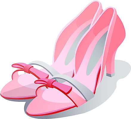 EPS 클립아트 잡화 구두 신발 일러스트 사람없음 하이힐 여성화 뾰족구두 국내일러스트 파일형식 벡터