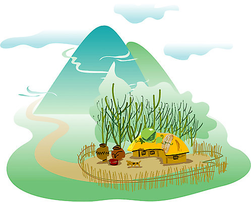 EPS 주간 클립아트 나무 식물 구름 시설물 건축 길 백그라운드 고건축 한국건축 일러스트 자연 하늘 산 주택 한국 초가집 풍경 사람없음 야외 여름 울타리 동양건축 시골 항아리 박 국내일러스트 자연요소 건축물 계절 아시아 한옥 건물 담장 도자기 생태계 파일형식 벡터 동양