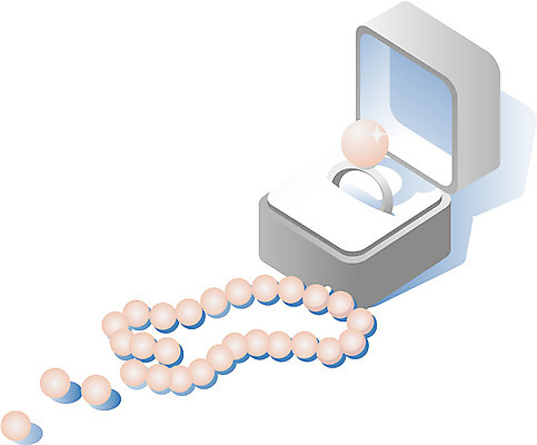 EPS 클립아트 잡화 일러스트 목걸이 장신구 선물 사람없음 세트 반지 보석 예물 진주 진주목걸이 보석함 진주반지 국내일러스트 광석 진주_보석 파일형식 벡터