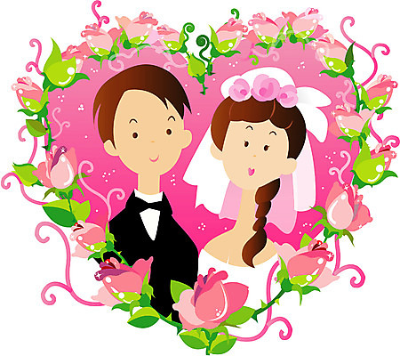 EPS 클립아트 커플 여자 남자 신부 웨딩드레스 신랑 결혼 일러스트 사랑 사람 정장 턱시도 성인 두명 로맨틱 하트 성인만 국내일러스트 모양 드레스 옷 감정 컨셉 관계 이벤트 파일형식 벡터