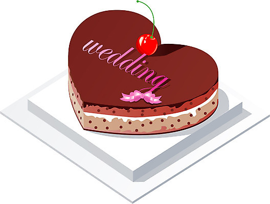 EPS 클립아트 음식 결혼 일러스트 디저트 사람없음 케이크 웨딩케이크 초코케이크 국내일러스트 이벤트 파일형식 벡터