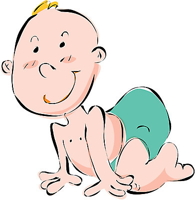 EPS 클립아트 엎드리기 일러스트 가족 한명 사람 아기 기저귀 기어가기 아기만 국내일러스트 1 관계 모션 아기용품 파일형식 벡터