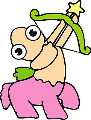 EPS 클립아트 동물 일러스트 화살 한명 사람 별자리 운세 궁수자리 활 반인반수 가상인물 국내일러스트 1 상상 파일형식 벡터