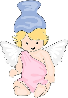 EPS 전신 클립아트 날개 일러스트 상상 천사 한명 사람 앉기 별자리 운세 아기 물병 물병자리 아기만 국내일러스트 1 모션 물통 파일형식 벡터