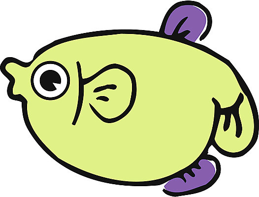 EPS 클립아트 동물 척추동물 캐릭터 한마리 컬러 일러스트 어류 사람없음 초록색 바다동물 독약 복어 일러캐릭터 1 바다 수중동물 파일형식 벡터