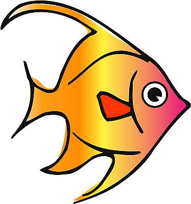 EPS 클립아트 동물 척추동물 캐릭터 컬러 일러스트 관상어 어류 사람없음 주황색 바다동물 열대어 금붕어 일러캐릭터 바다 수중동물 파일형식 벡터