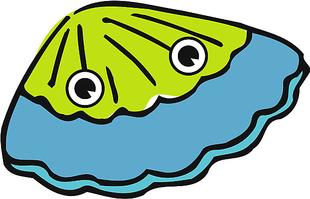 EPS 클립아트 동물 캐릭터 한마리 일러스트 조개 어패류 연체동물 사람없음 바다동물 껍질 조개껍데기 일러캐릭터 1 바다 무척추동물 수중동물 파일형식 벡터