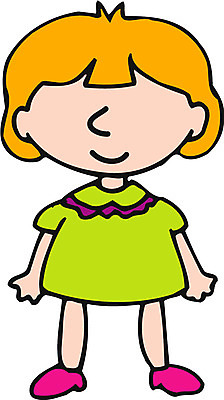 EPS 전신 클립아트 원피스 여자 초등학생 어린이 일러스트 한명 서기 사람 소녀 단발머리 여자만 여자한명만 어린이만 소녀만 소녀한명만 국내일러스트 1 학생 헤어스타일 옷 모션 파일형식 벡터