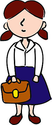 EPS 전신 클립아트 학생 여자 교복 가방 일러스트 청소년 양갈래머리 한명 서기 들기 사람 10대 여자만 여자한명만 십대만 십대여자만 십대여자한명만 국내일러스트 1 헤어스타일 잡화 옷 모션 파일형식 벡터