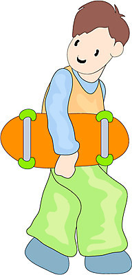 EPS 전신 클립아트 남자 일러스트 청소년 한명 서기 들기 사람 소년 10대 레포츠 스케이트보드 남자만 남자한명만 십대만 십대남자만 십대남자한명만 국내일러스트 1 어린이 모션 레저 보드_스포츠 파일형식 벡터