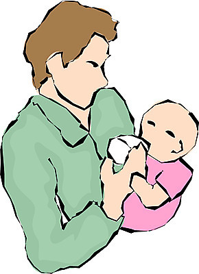 EPS 클립아트 남자 일러스트 가족 안기 사람 성인 두명 우유 자녀 아기 아빠 우유병 수유 남자만 국내일러스트 관계 모션 병_용기 유제품 파일형식 벡터