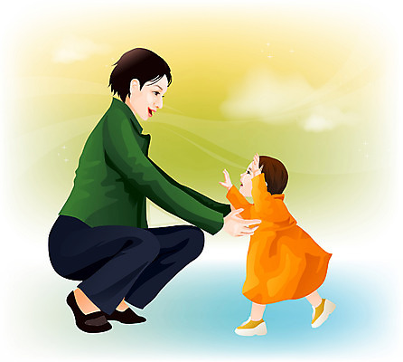 EPS 여자 행복 일러스트 가족 엄마 사랑 가족애 사람 두명 부모 귀여움 육아 아기 모성애 모정 여자만 국내일러스트 감정 컨셉 관계 파일형식 벡터