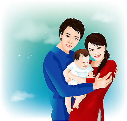 EPS 여자 남자 행복 일러스트 가족 엄마 사랑 가족애 사람 세명 부모 장미 귀여움 육아 아기 아빠 모성애 모정 육아대디 국내일러스트 꽃 감정 컨셉 관계 파일형식 벡터