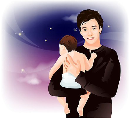 EPS 여자 남자 행복 일러스트 가족 사랑 가족애 사람 두명 부모 귀여움 육아 아기 아빠 부성애 부성 육아대디 국내일러스트 감정 컨셉 관계 파일형식 벡터