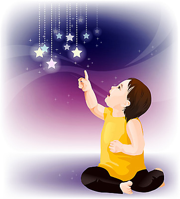 EPS 별 일러스트 가족 한명 사람 장난감 귀여움 육아 아기 모빌 아기만 국내일러스트 자연요소 1 컨셉 관계 아기용품 파일형식 벡터