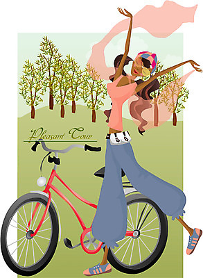 EPS 주간 전신 라이프스타일 여자 여행 일러스트 휴가 휴식 한명 서기 사람 20대 성인 야외 자전거 여자만 여자한명만 성인여자만 청년만 청년여자만 성인한명만 청년여자한명만 성인여자한명만 성인만 국내일러스트 자연요소 1 컨셉 모션 청년 생활 바이크 파일형식 벡터