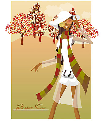 EPS 주간 라이프스타일 사계절 계절 여자 여행 단풍 일러스트 휴가 휴식 한명 서기 사람 상반신 20대 성인 야외 가을 입추 여자만 여자한명만 성인여자만 청년만 청년여자만 성인한명만 청년여자한명만 성인여자한명만 성인만 국내일러스트 자연요소 1 컨셉 잎 모션 청년 생활 절기 파일형식 벡터