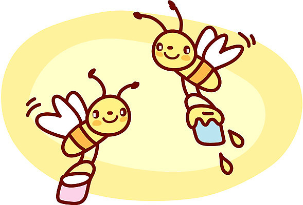EPS 클립아트 곤충 절지류 일러스트 자연 사람없음 꿀벌 벌 꿀 국내일러스트 동물 벌_곤충 생태계 파일형식 벡터