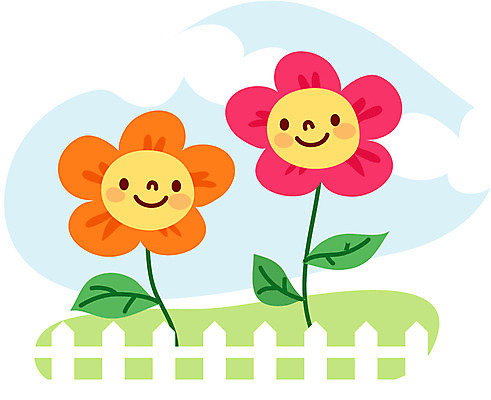 EPS 주간 클립아트 식물 꽃 꽃밭 일러스트 사람없음 야외 진홍색 국내일러스트 자연요소 빨간색 파일형식 벡터