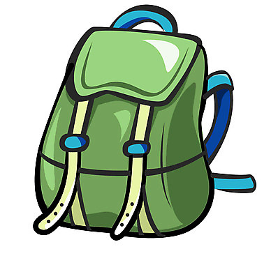 EPS 클립아트 아이콘 잡화 여행 생활용품 가방 배낭 휴가 책가방 사람없음 여행가방 2D아이콘 오브젝트 파일형식 벡터