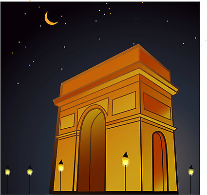 EPS 클립아트 해외 시설물 건축물 건축 유럽 외국문화 여행 고건축 야경 가로등 일러스트 유럽건축 조명 사람없음 야외 관광지 개선문 프랑스문화 국내일러스트 공공시설 나라 문화 서양건축 야간 유럽문화 파일형식 벡터 풍경_경치