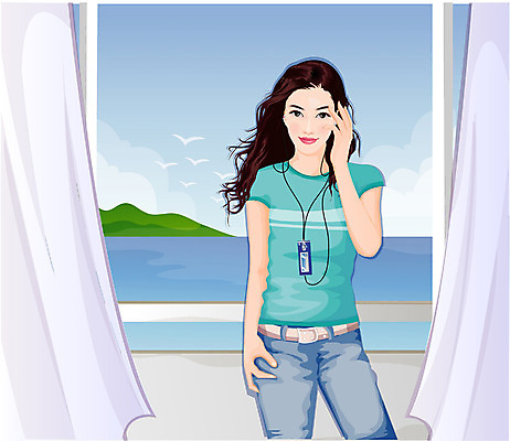 EPS 주간 우먼라이프 라이프스타일 웰빙 계절 여자 음악 바다 여행 일러스트 자연 바람 휴가 휴식 실내 한명 사람 20대 성인 여름 여름휴가 바캉스 음악감상 여자만 여자한명만 성인여자만 청년만 청년여자만 성인한명만 청년여자한명만 성인여자한명만 성인만 국내일러스트 자연요소 1 컨셉 날씨 문화예술 청년 내부 생활 감상 생태계 파일형식 벡터 여름_계절