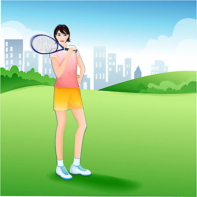EPS 우먼라이프 라이프스타일 웰빙 계절 공원 공공시설 여자 여유 스포츠 다이어트 일러스트 레저 휴가 휴식 건강 한명 사람 20대 성인 여름 레포츠 운동 구기 테니스 라켓 테니스라켓 여자만 여자한명만 성인여자만 청년만 청년여자만 성인한명만 청년여자한명만 성인여자한명만 성인만 국내일러스트 1 감정 스포츠용품 컨셉 청년 생활 시설 파일형식 벡터