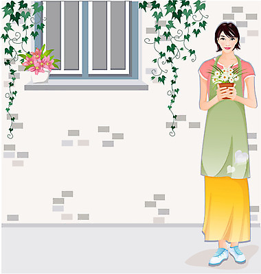 EPS 우먼라이프 라이프스타일 웰빙 여자 화분 여유 일러스트 휴가 휴식 한명 사람 20대 성인 취미 라이프 여자만 여자한명만 성인여자만 청년만 청년여자만 성인한명만 청년여자한명만 성인여자한명만 성인만 국내일러스트 1 감정 컨셉 청년 생활 파일형식 벡터