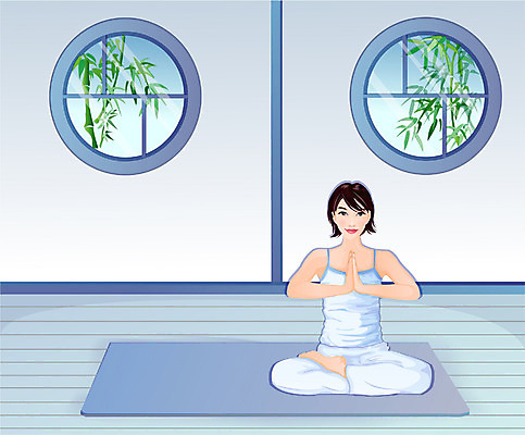 EPS 우먼라이프 라이프스타일 웰빙 여자 다이어트 일러스트 요가 실내 건강 한명 사람 20대 성인 운동 생활체조 체조 여자만 여자한명만 성인여자만 청년만 청년여자만 성인한명만 청년여자한명만 성인여자한명만 성인만 국내일러스트 1 청년 내부 생활 파일형식 벡터