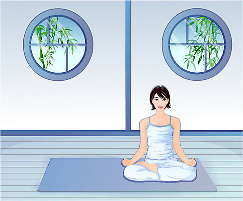 EPS 우먼라이프 라이프스타일 웰빙 여자 다이어트 일러스트 요가 실내 건강 한명 사람 20대 성인 운동 명상 생활체조 체조 여자만 여자한명만 성인여자만 청년만 청년여자만 성인한명만 청년여자한명만 성인여자한명만 성인만 국내일러스트 1 청년 내부 생활 파일형식 벡터