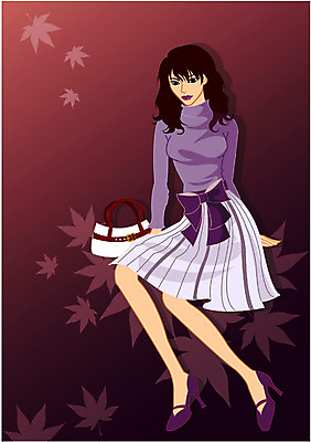 EPS 모델 직업 계절 여자 패션 일러스트 한명 사람 정장 20대 성인 가을 투피스 여자만 여자한명만 성인여자만 청년만 청년여자만 성인한명만 청년여자한명만 성인여자한명만 성인만 국내일러스트 1 옷 청년 파일형식 벡터