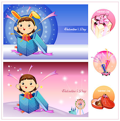 EPS 여자 기념일 일러스트 발렌타인데이 선물 사람 이벤트 두명 초콜릿 연중행사 여자만 국내일러스트 데이이벤트 디저트 파일형식 벡터