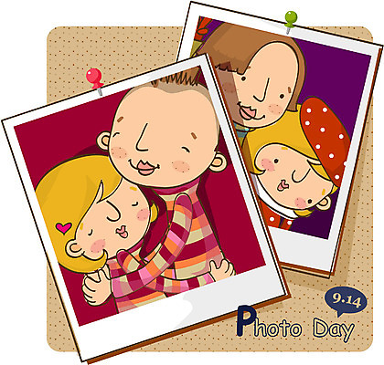 EPS 커플 여자 기념일 남자 한쌍 일러스트 알림판 사랑 사람 이벤트 상반신 성인 두명 친구 로맨틱 기념사진 포토데이 성인만 국내일러스트 감정 컨셉 관계 데이이벤트 파일형식 벡터